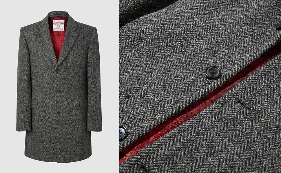  Bucktrout Tailoring Murdo Coat Charcoal