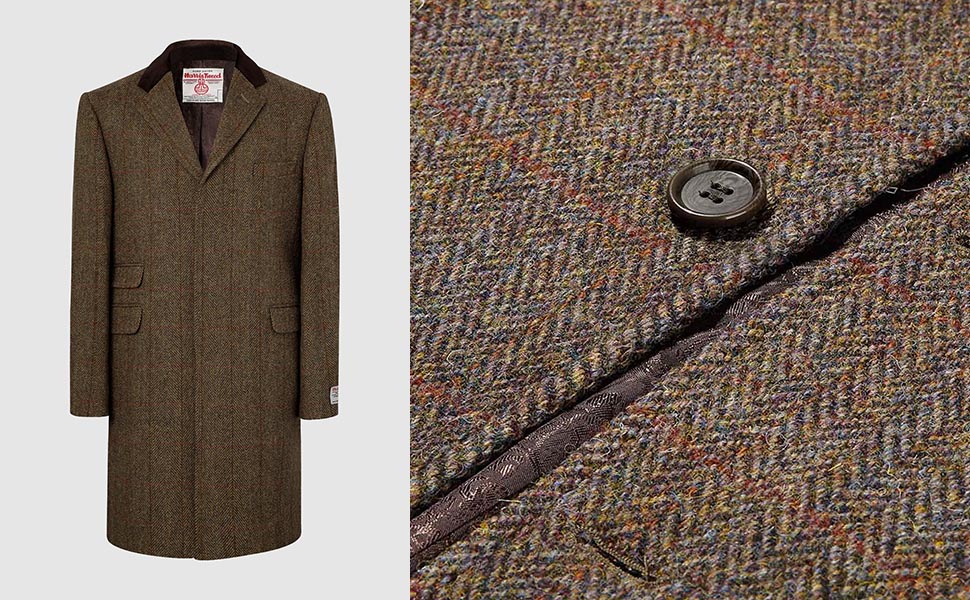  Bucktrout Tailoring Chelsea Overcoat Brown