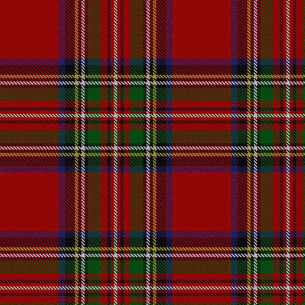  Шотландский тартан Royal Stewart