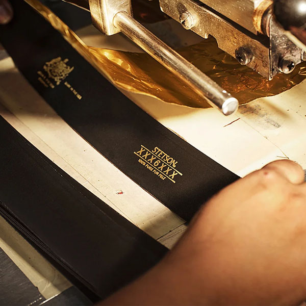 Производство Stetson шляпная лента