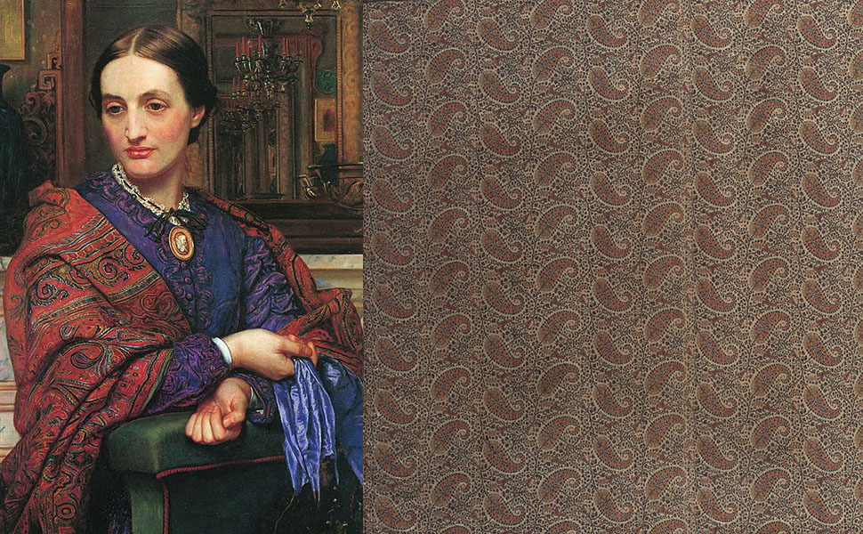 Индия британский стиль узор пейсли