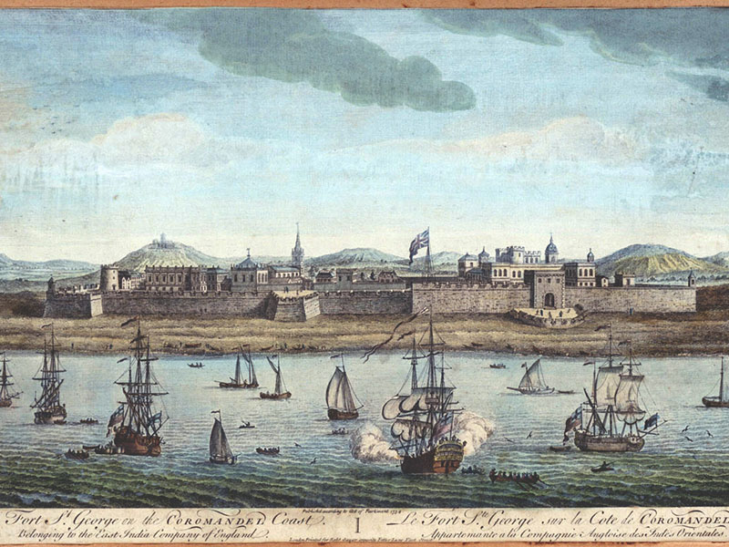 Индия британский стиль форт Сент-Джордж