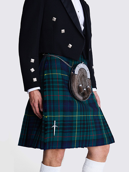 Шотландский костюм спорран и килтпин