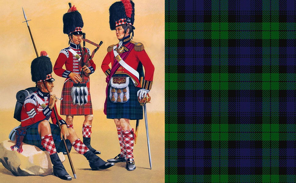 История килта полк и тартан black watch