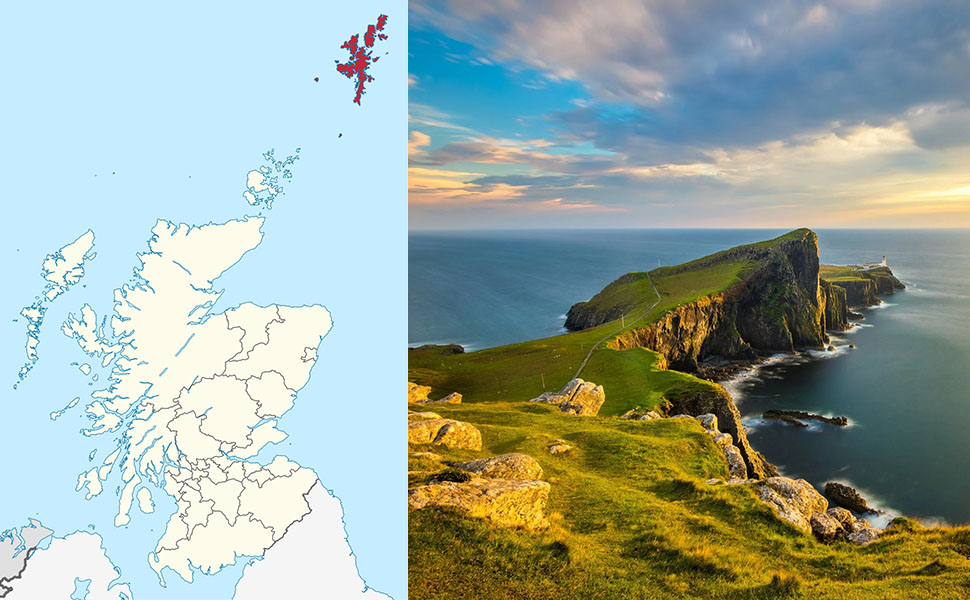 Шетландская шерсть острова