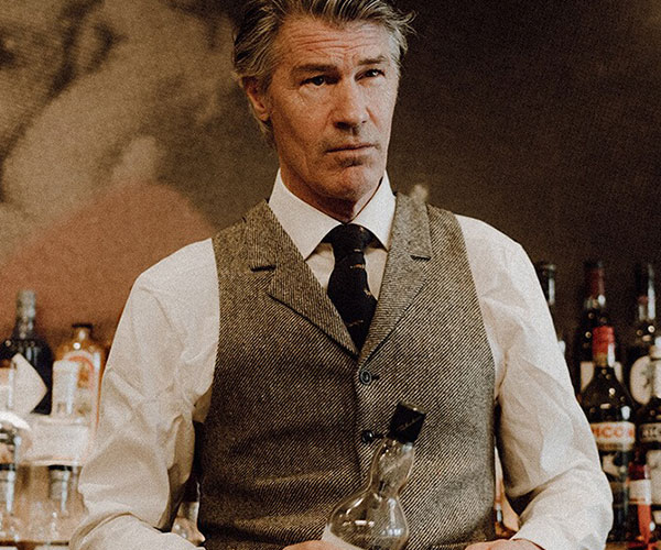 Образ с твидовым жилетом Walker Slater Твидовый жилет Walker Slater