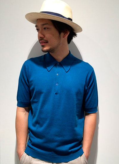 Образ с рубашкой-поло Isis John Smedley Рубашка-поло John Smedley