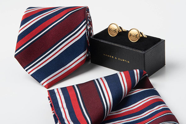 Галстук, запонки и карманный платок Hawes & Curtis Аксессуары Hawes & Curtis