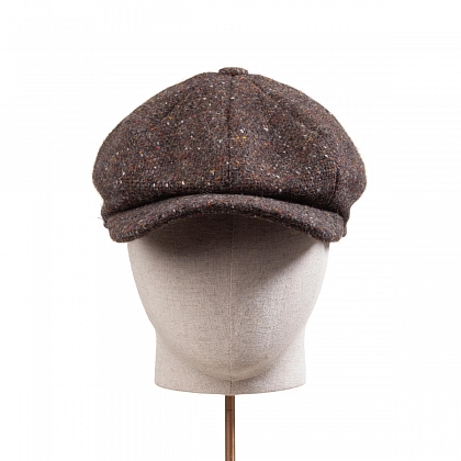 3Картинка Темно-серая кепка восьмиклинка Hanna Hats Abbey
