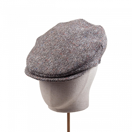 2Картинка Серая плоская кепка Hanna Hats Vintage