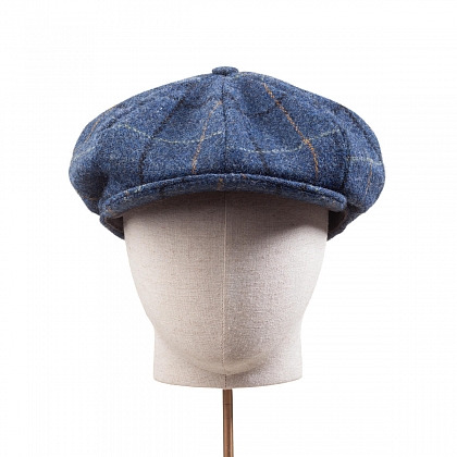 3Картинка Голубая кепка восьмиклинка Hanna Hats