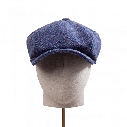 3Картинка Голубая кепка восьмиклинка Hanna Hats Abbey