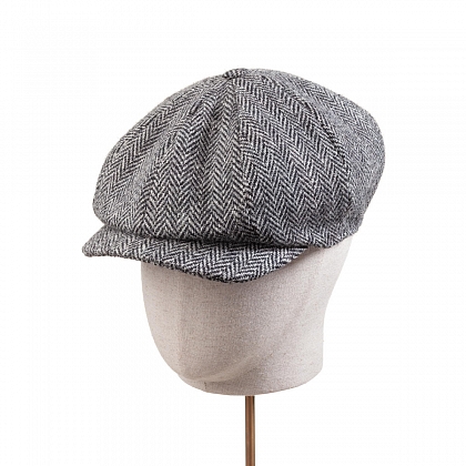2Картинка Серая кепка восьмиклинка Hanna Hats JP