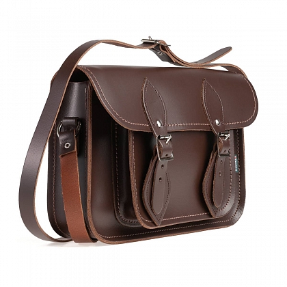4Картинка 11.5-inch Classic Satchel Dark Brown