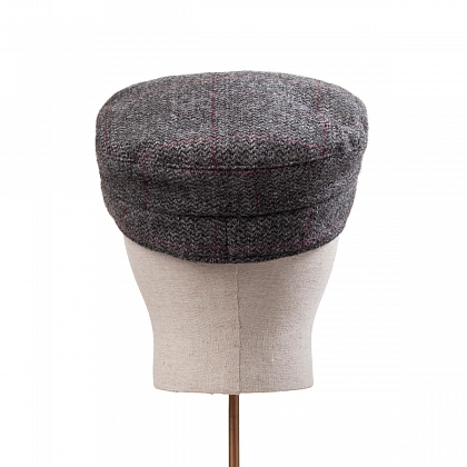 5Картинка Серая кепка шкипер Hanna Hats Skipper