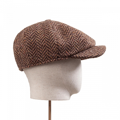 4Картинка Коричневая кепка восьмиклинка Hanna Hats Abbey