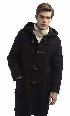 Original Montgomery Classic Duffle Coat Navy