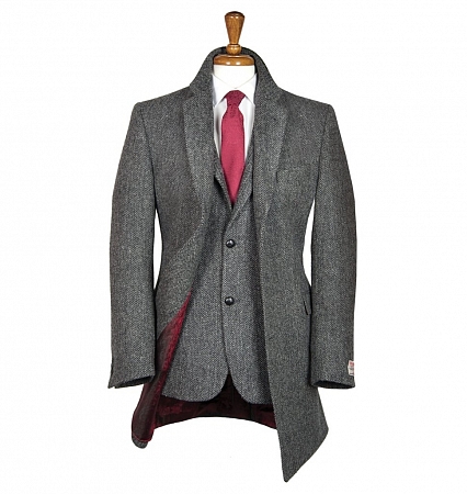 Bucktrout Murdo Overcoat Charcoal