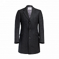 Bucktrout Murdo Overcoat Grey Plain