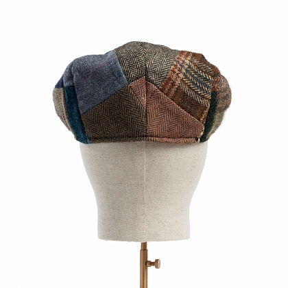 5Картинка Лоскутная плоская кепка Hanna Hats Vintage