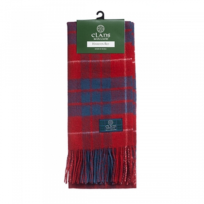 3Картинка Шарф Clans of Scotland Hamilton Red