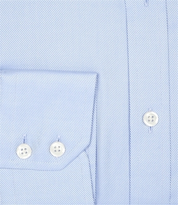 4Картинка Shirt Hawes & Curtis Plain Blue Twill Slim Fit