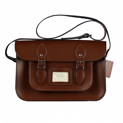 2Картинка 12.5-inch Classic Satchel Chestnut Brown