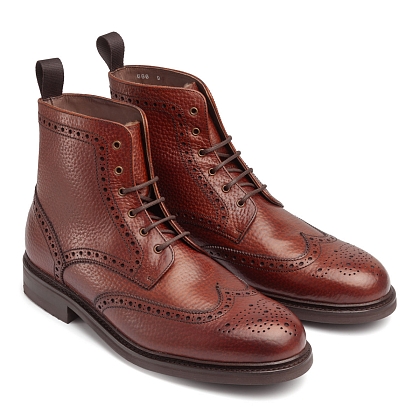 2Картинка Высокие ботинки Berwick 666 Scoth Grain Cuero D