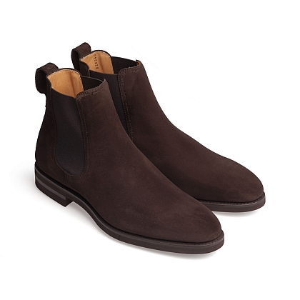 2Картинка Челси Berwick 376 Dark Brown Suede