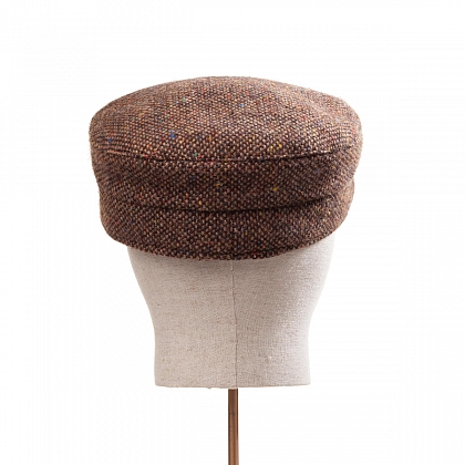 5Картинка Темно-коричневая кепка шкипер Hanna Hats Skipper