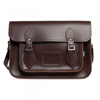 2Картинка 13-inch Classic Satchel Dark Brown