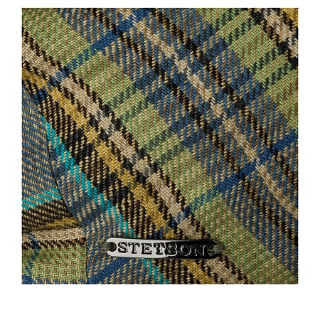 Stetson Driver Cap Linen Blue&Green