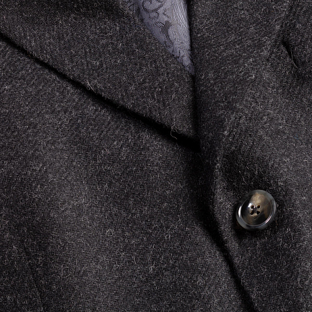 Bucktrout Murdo Overcoat Grey Plain