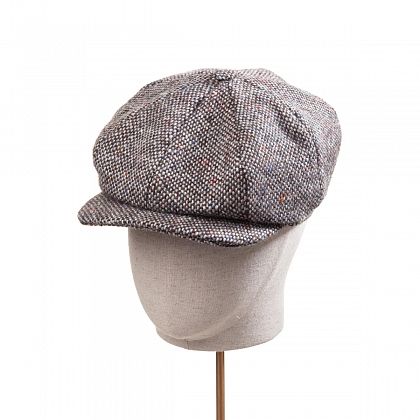 2Картинка Серая кепка восьмиклинка Hanna Hats JP