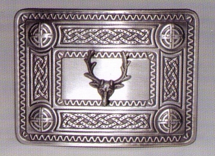 2Картинка Бляшка GM Celtic Knot & Stag Mount