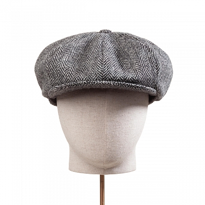 3Картинка Серая кепка восьмиклинка Hanna Hats