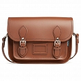 9-inch Classic Midi Satchel Chestnut