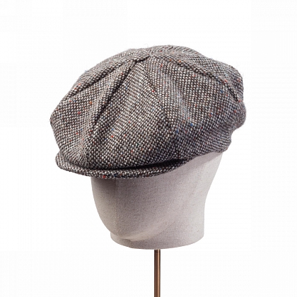 2Картинка Серая кепка восьмиклинка Hanna Hats