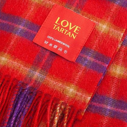 4Картинка Шарф Clans of Scotland Love Tartan