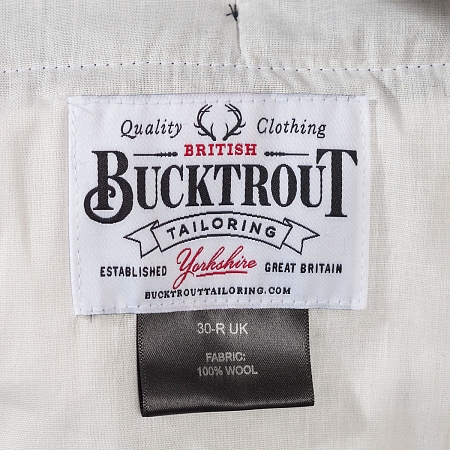 Bucktrout Nicholas Navy Herringbone