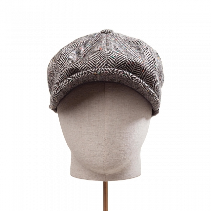 3Картинка Темно-серая кепка восьмиклинка Hanna Hats JP
