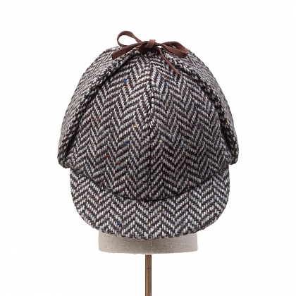 5Картинка Черно-белая шляпа Hanna Hats Sherlock