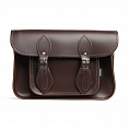 11.5-inch Classic Satchel Dark Brown