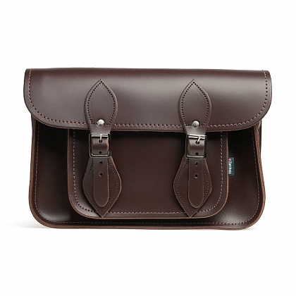 2Картинка 11.5-inch Classic Satchel Dark Brown