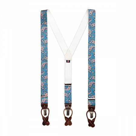 Albert Thurston 2571/1/132 Blue Paisley