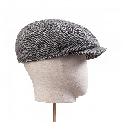 4Картинка Серая кепка восьмиклинка Hanna Hats JP