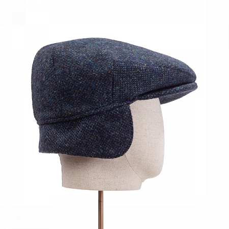 Hanna Hats Vintage Ear Flap Blue Aqua