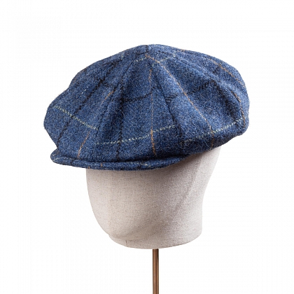 2Картинка Голубая кепка восьмиклинка Hanna Hats