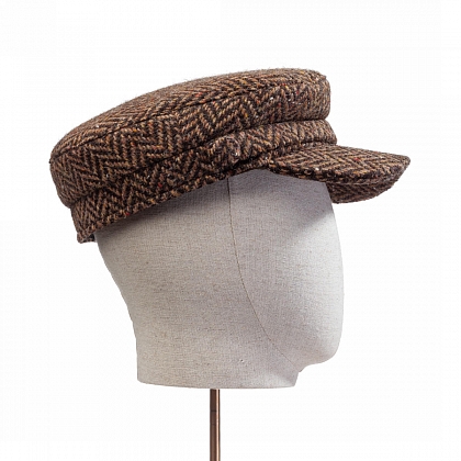 5Картинка Коричневая кепка шкипер Hanna Hats Wild Atlantic