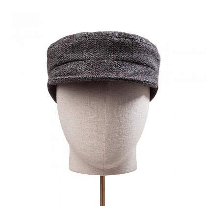 3Картинка Серая кепка шкипер Hanna Hats Skipper